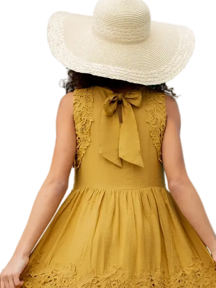 76001A - Joyfolie Londra Dress in Honey