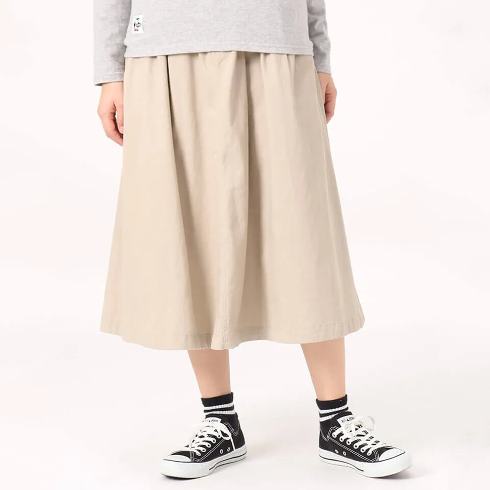 【8折優惠】Chums Women's Two Tuck Wide Skirt Light CH18-1302 SS24 半截裙 女裝 W'S