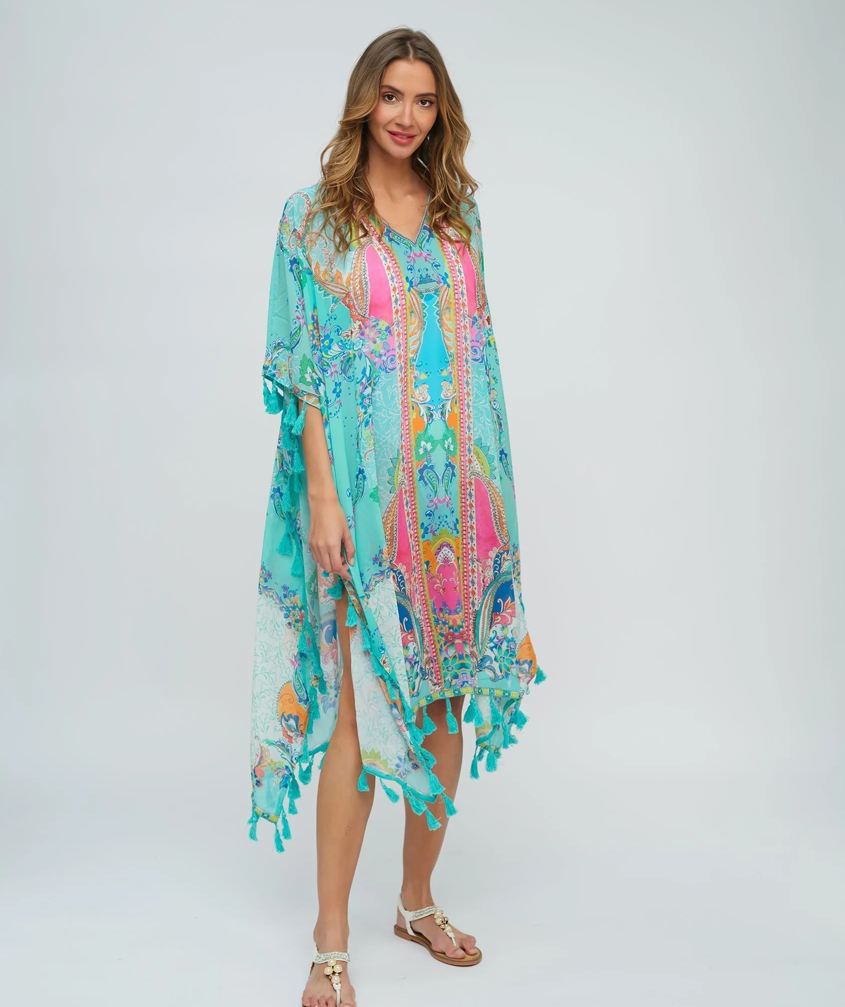 Aquamarine Maxi Cover-up