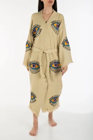Aria - Beige Handmade Kimono