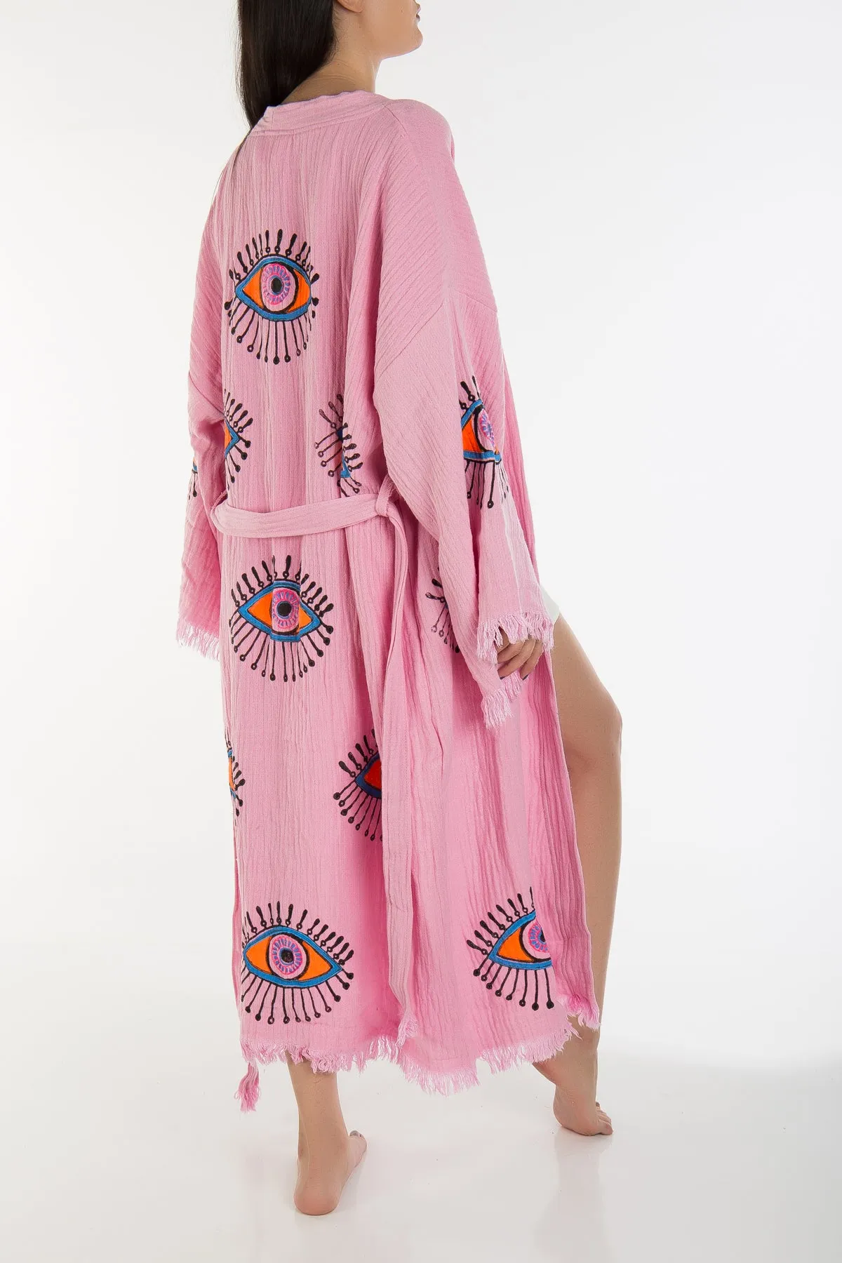 Aria - Light Pink Handmade Kimono