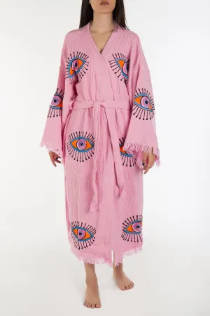Aria - Light Pink Handmade Kimono