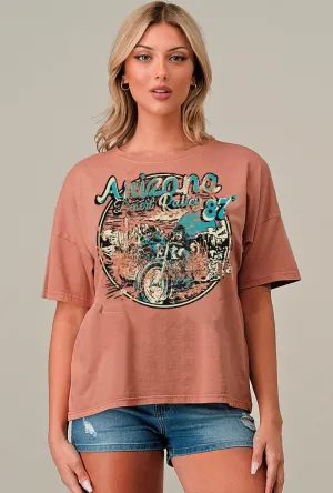 Arizona Desert Rally 1987 Relaxed fit cotton t shirt