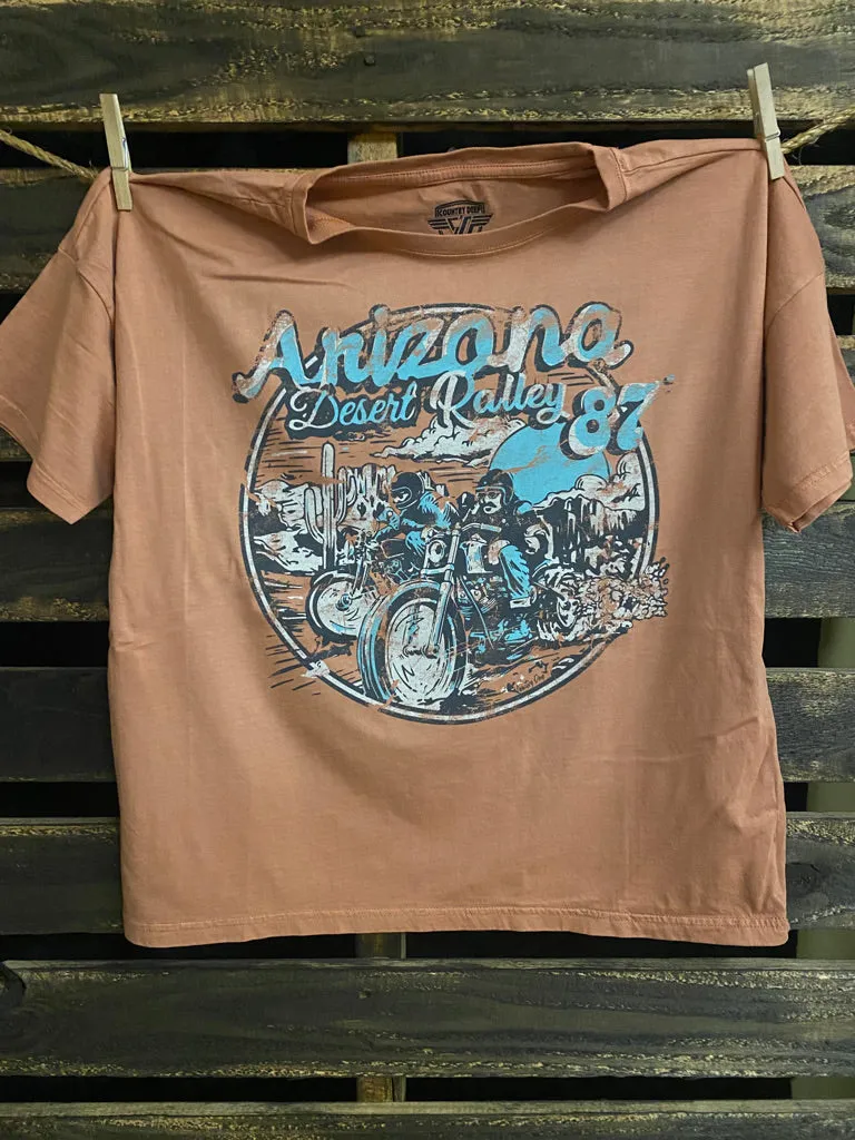 Arizona Desert Rally 1987 Relaxed fit cotton t shirt