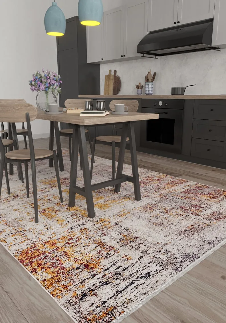 Artistic Abstraction - Washable Rug - JR775