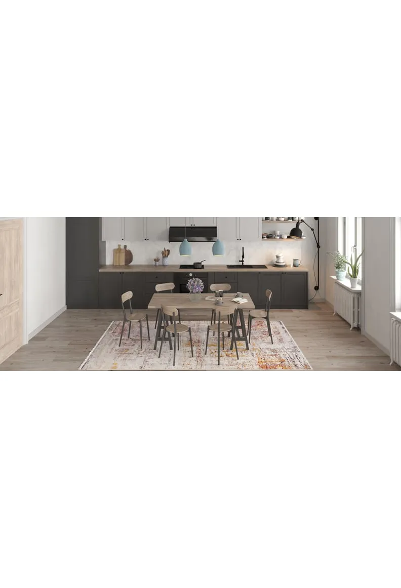 Artistic Abstraction - Washable Rug - JR775