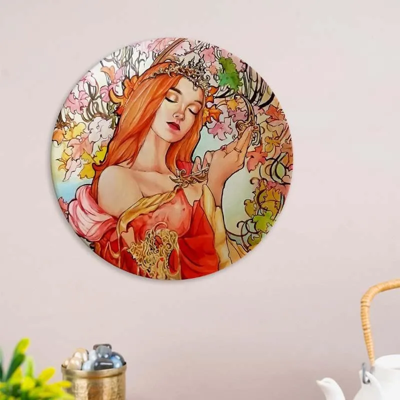 Artistic Autumn Decorative Plate