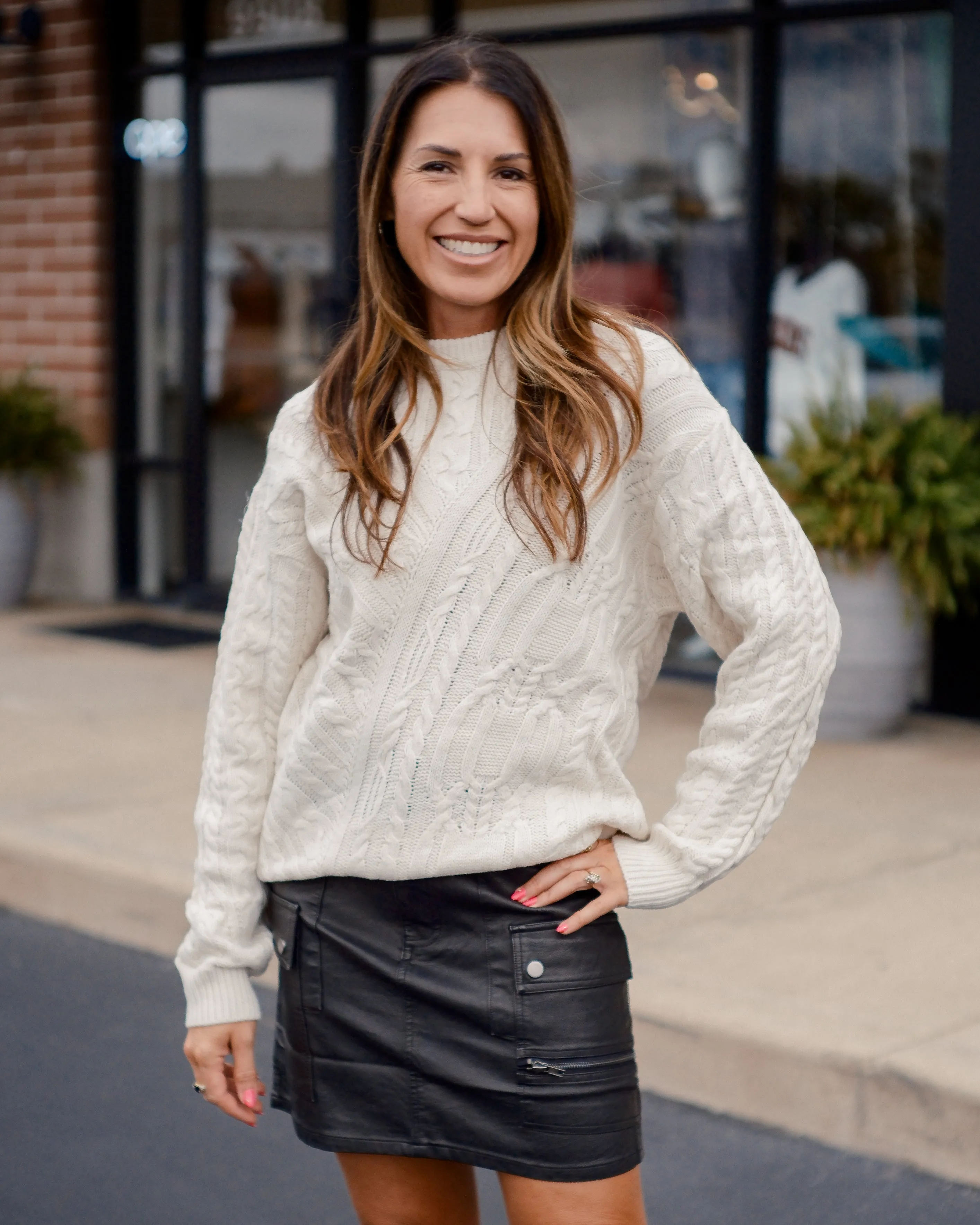 Audrie Cargo Mini Skirt