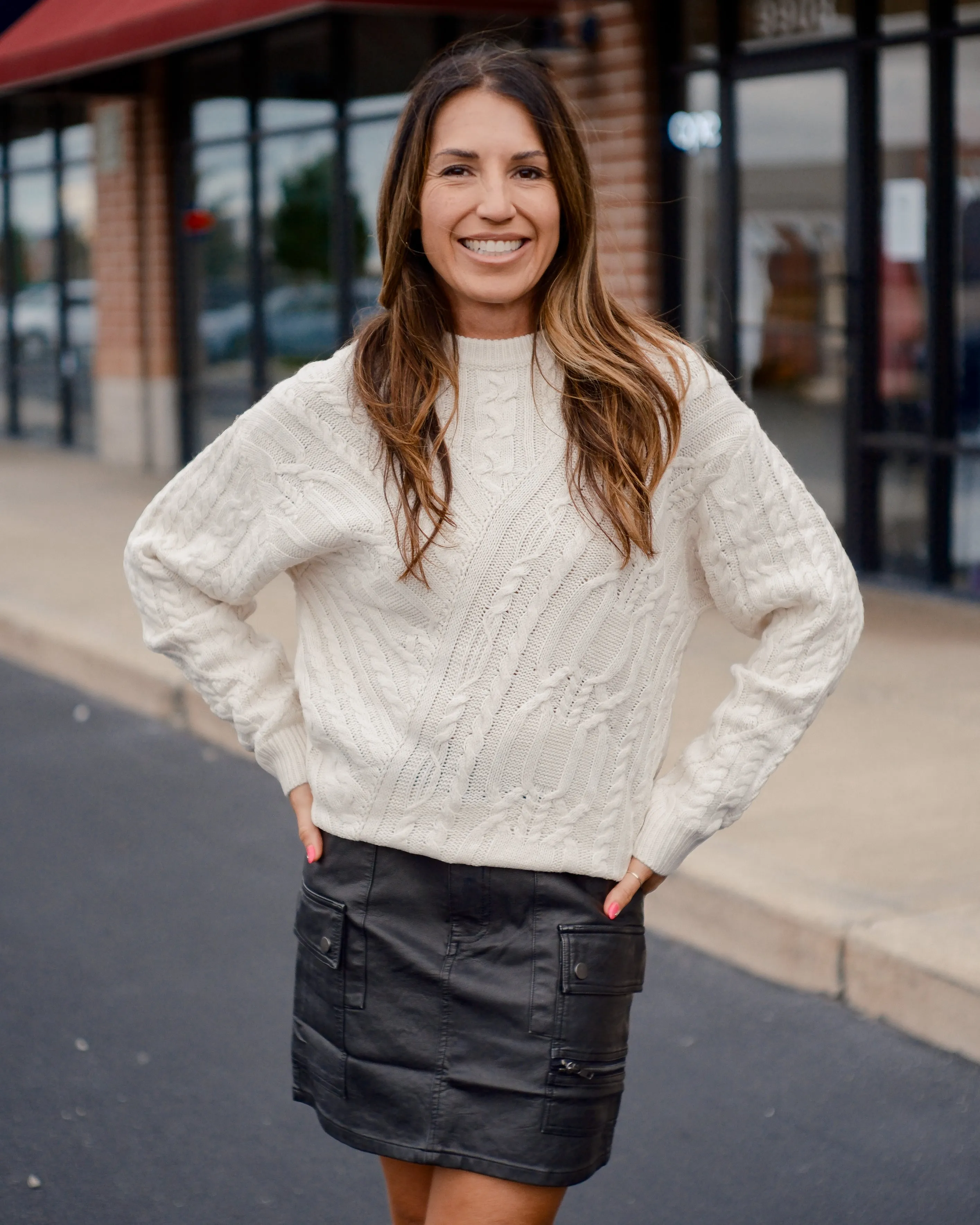 Audrie Cargo Mini Skirt