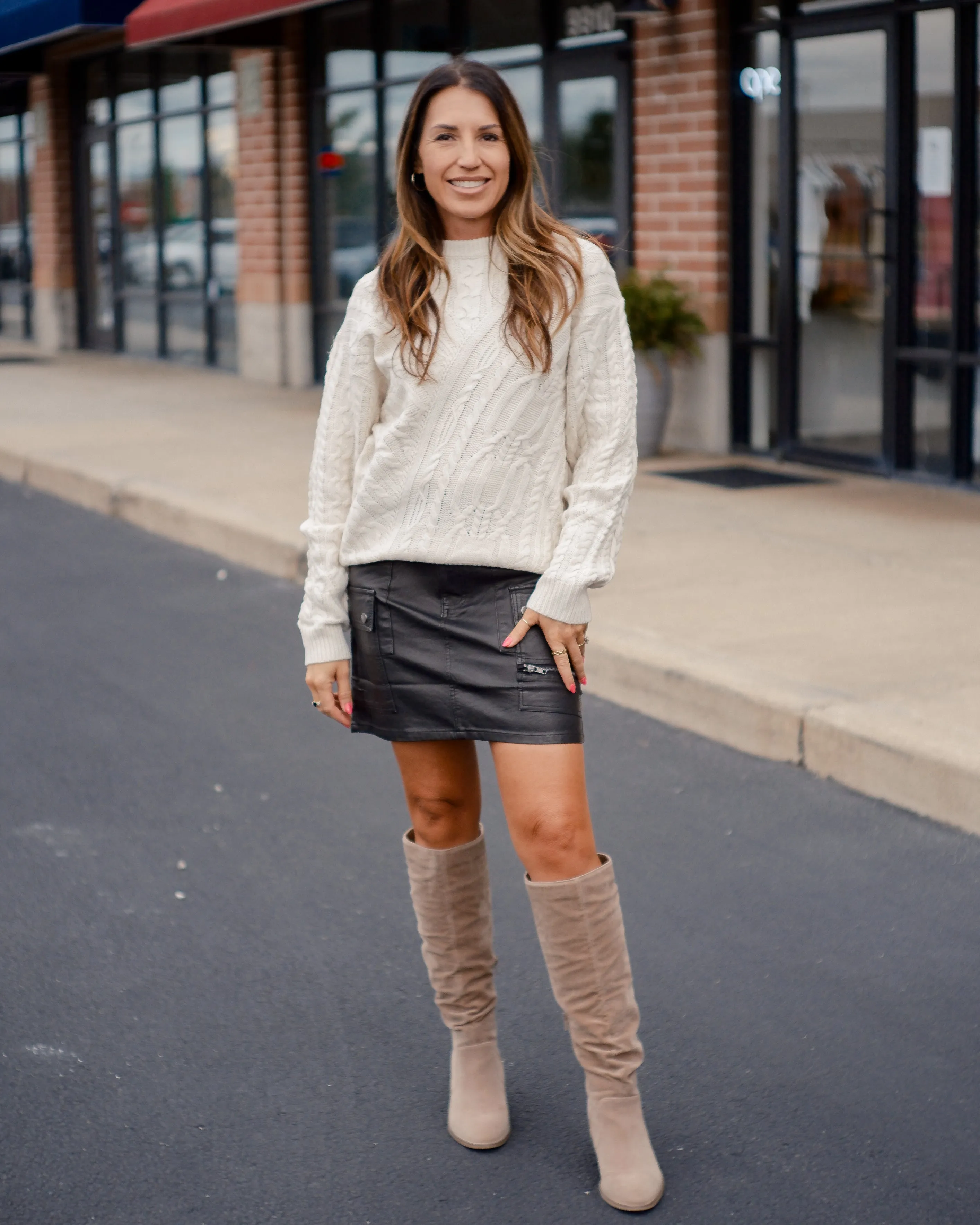 Audrie Cargo Mini Skirt
