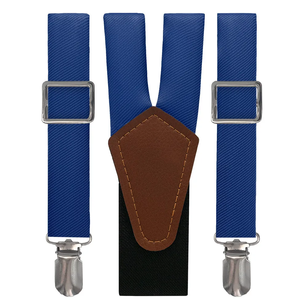 Azazie Navy Blue Suspenders