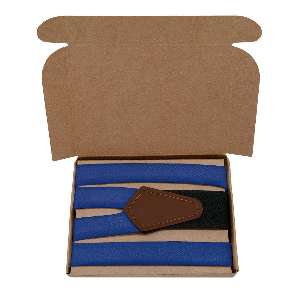 Azazie Navy Blue Suspenders