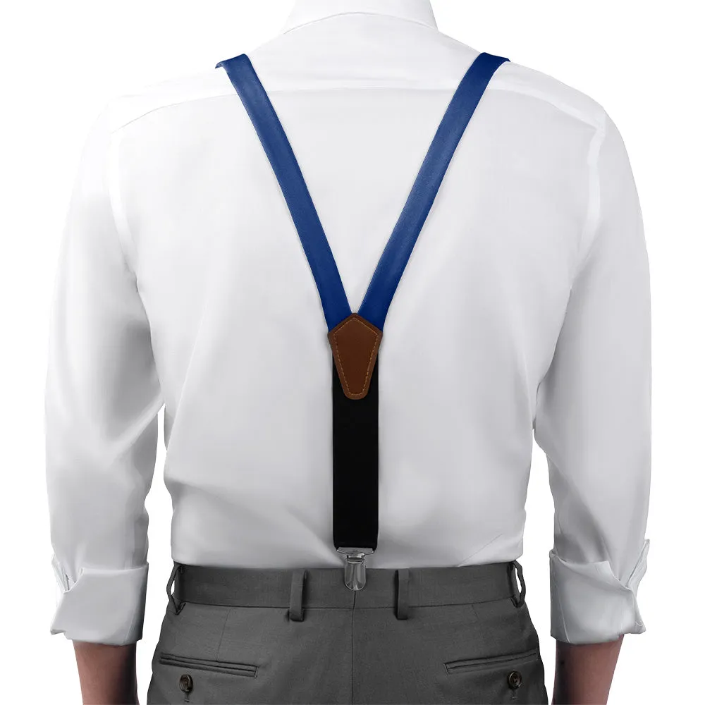 Azazie Navy Blue Suspenders