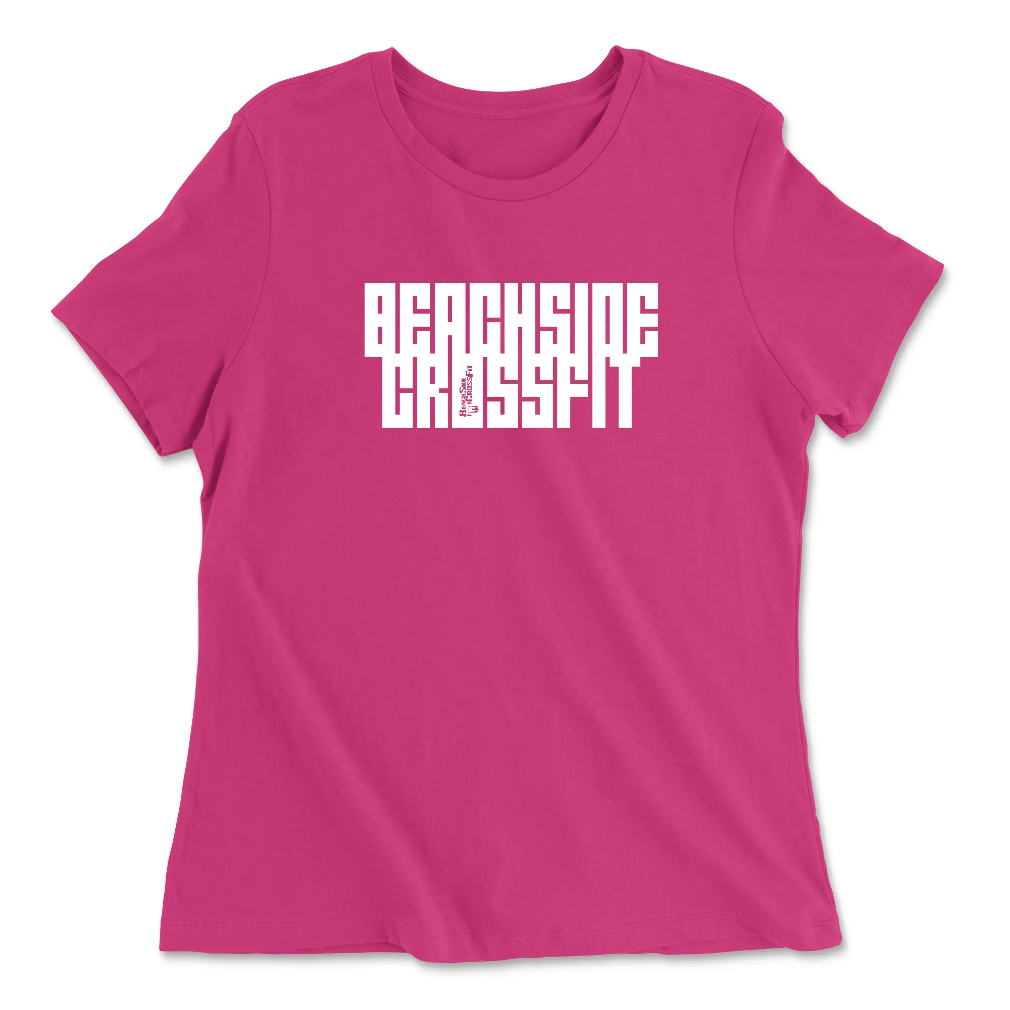 BeachSide CrossFit Block Womens - Relaxed Jersey T-Shirt