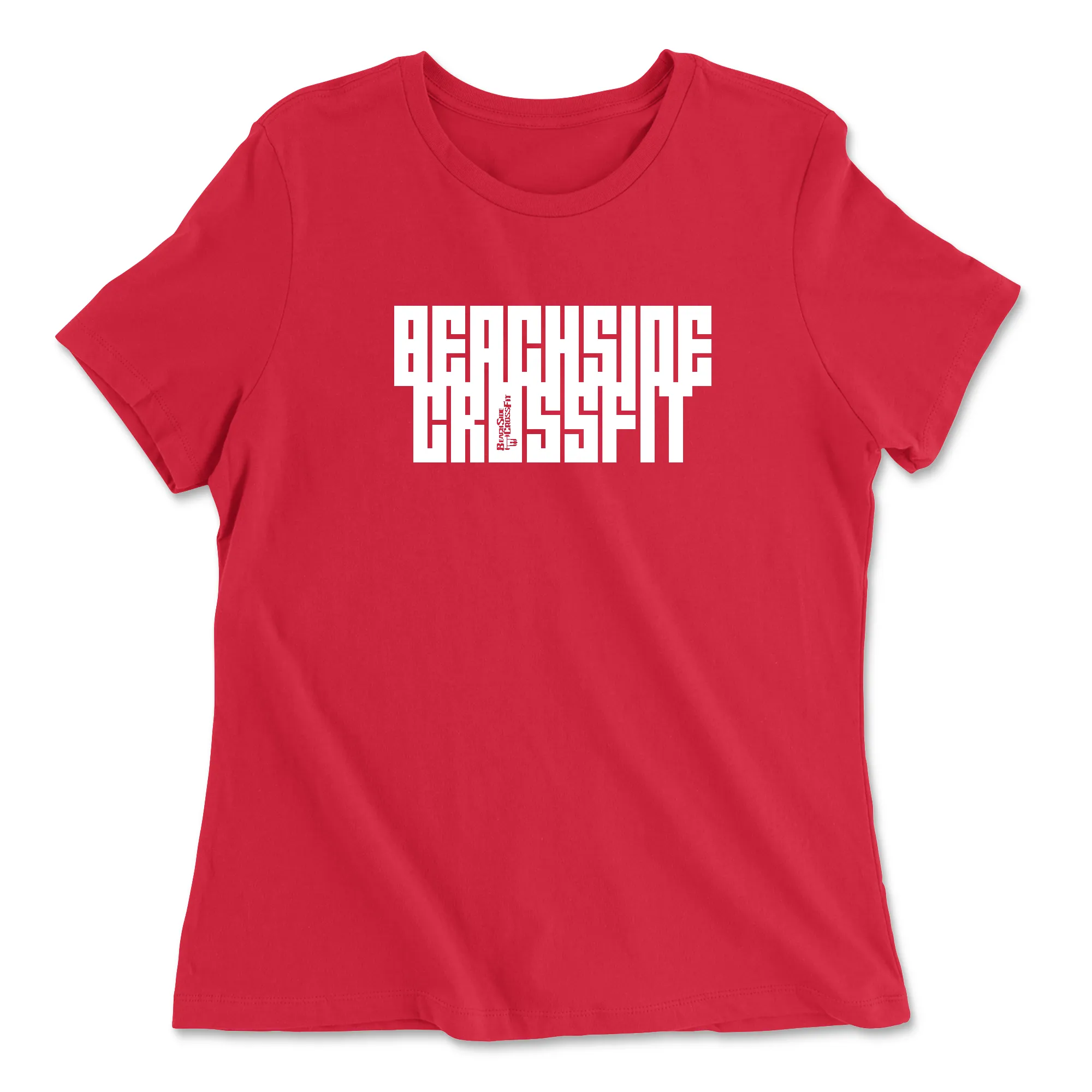 BeachSide CrossFit Block Womens - Relaxed Jersey T-Shirt