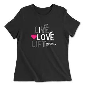 BeachSide CrossFit Live.Love.Lift Womens - Relaxed Jersey T-Shirt