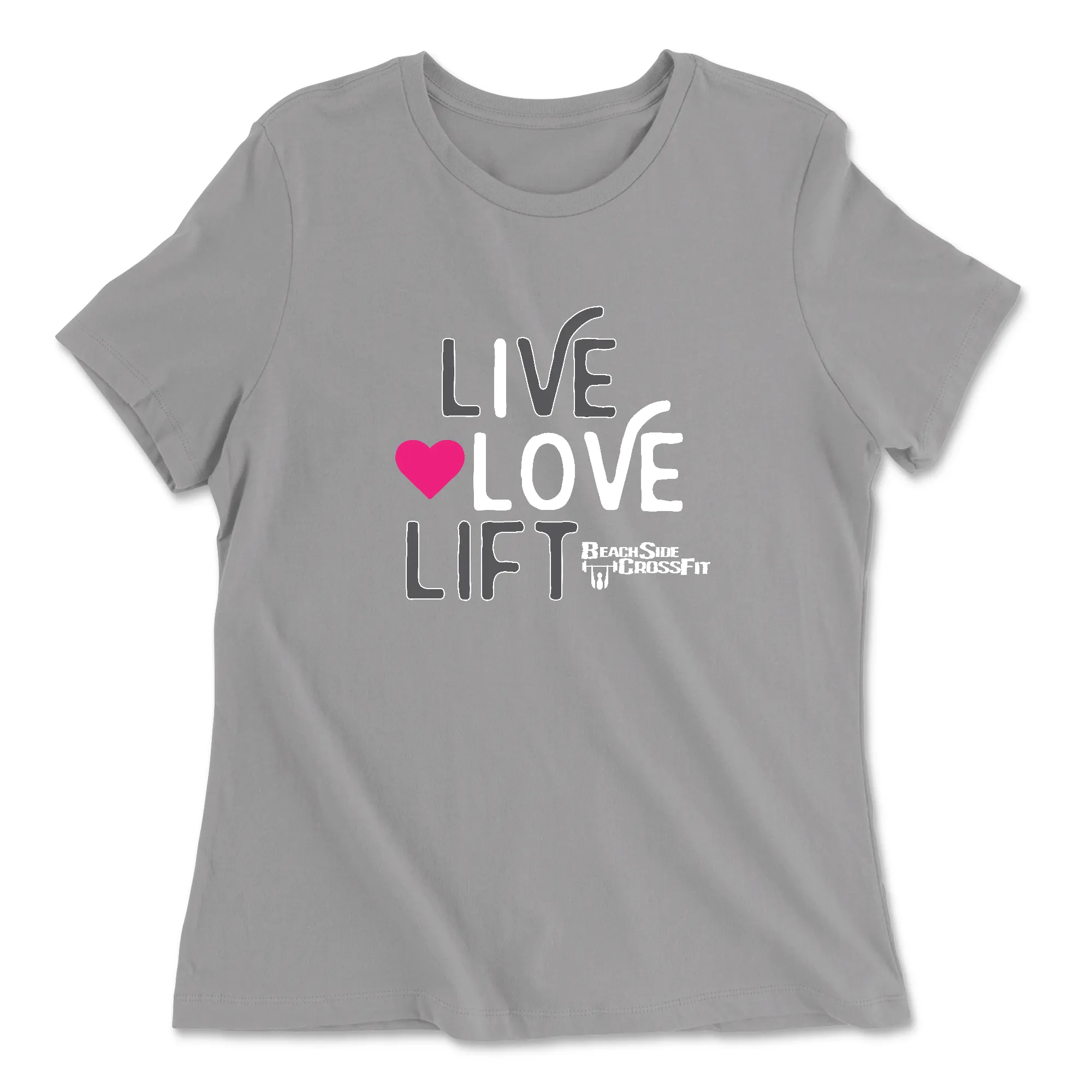 BeachSide CrossFit Live.Love.Lift Womens - Relaxed Jersey T-Shirt