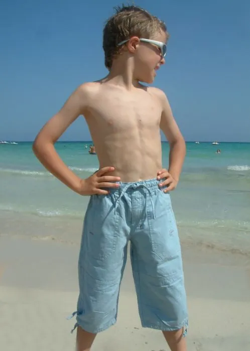 Boboli boys shorts - pale blue