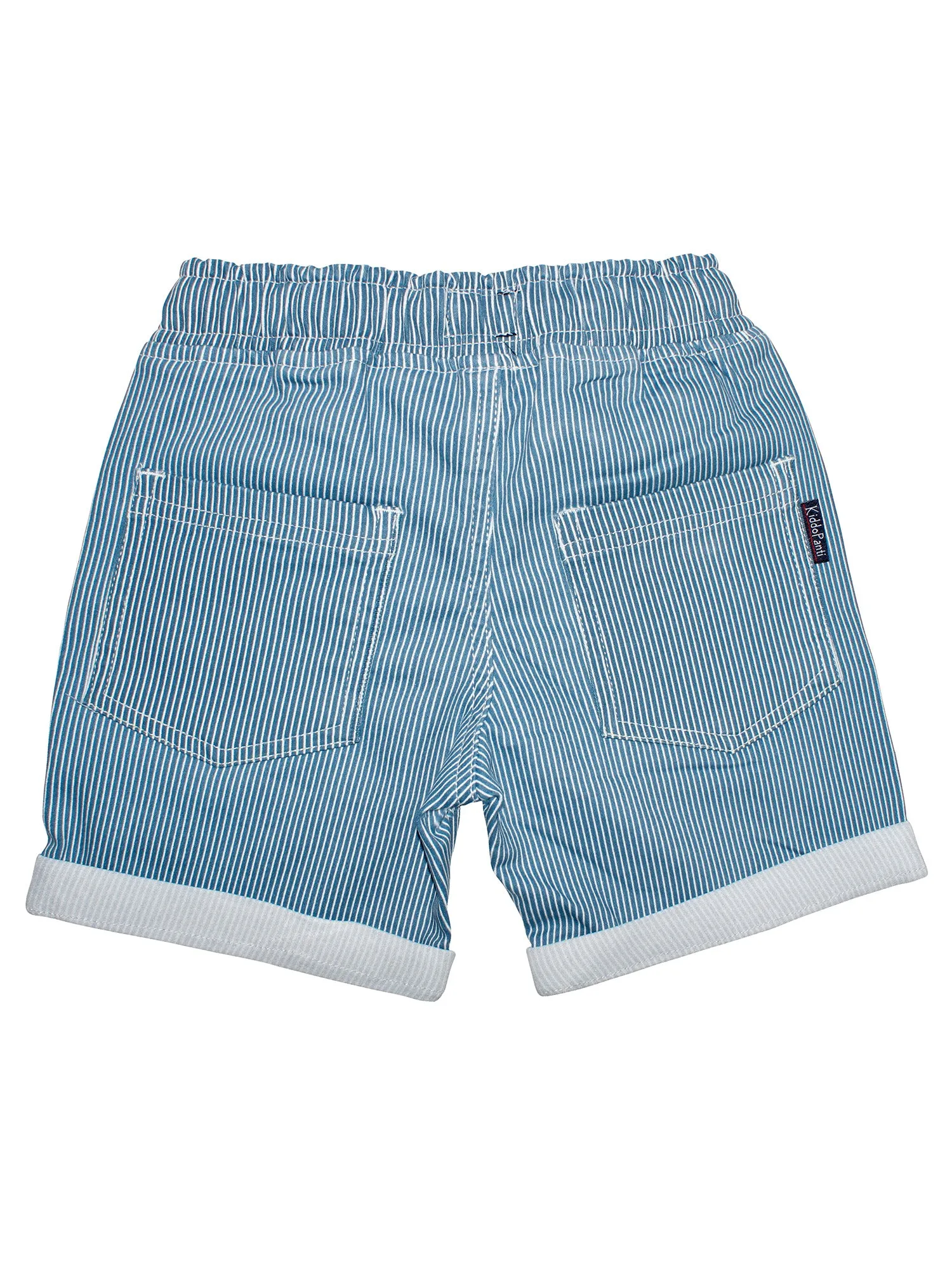 Boys Pull On Shorts with Roll up hem