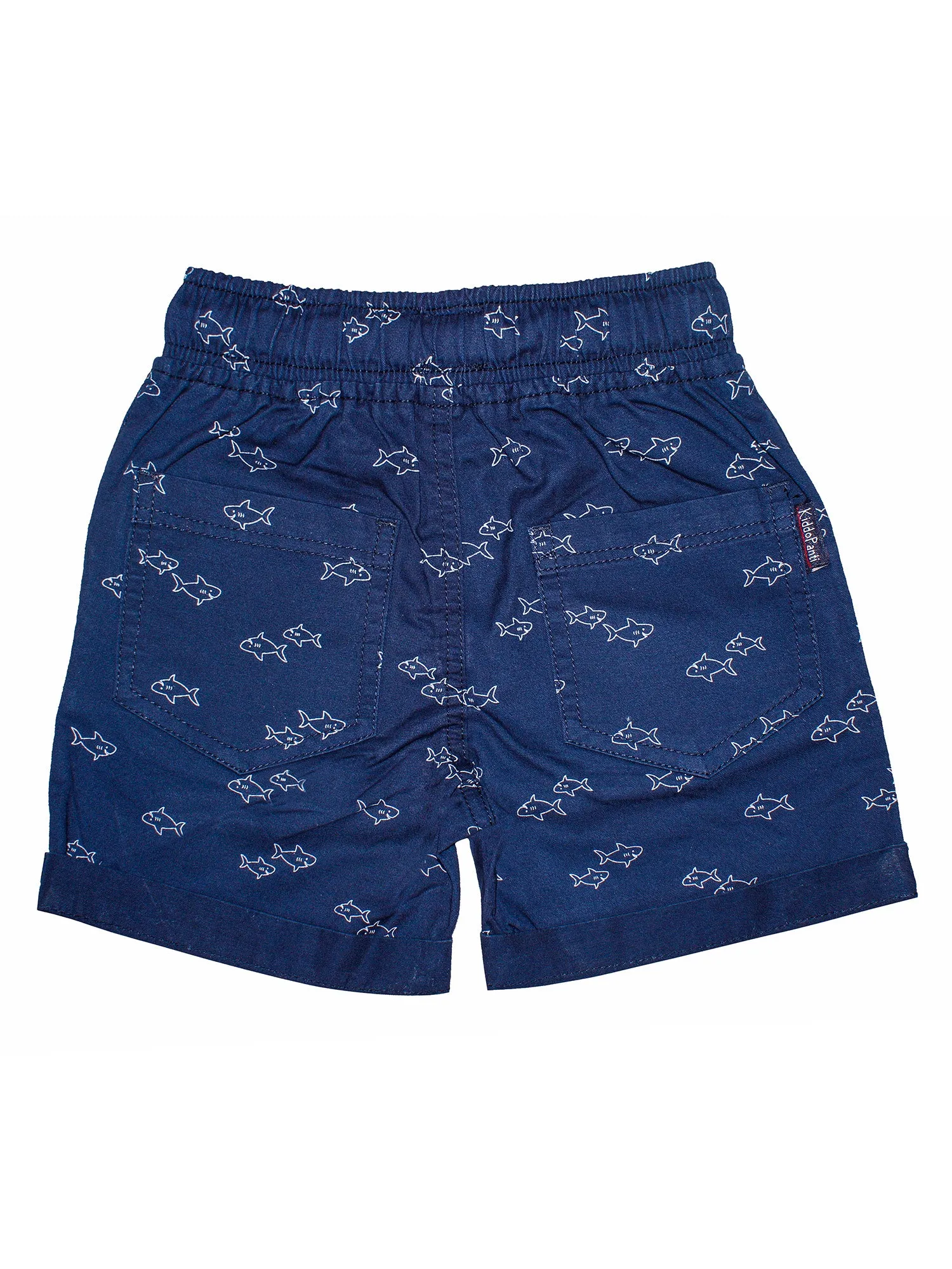 Boys Pull On Shorts with Roll up hem