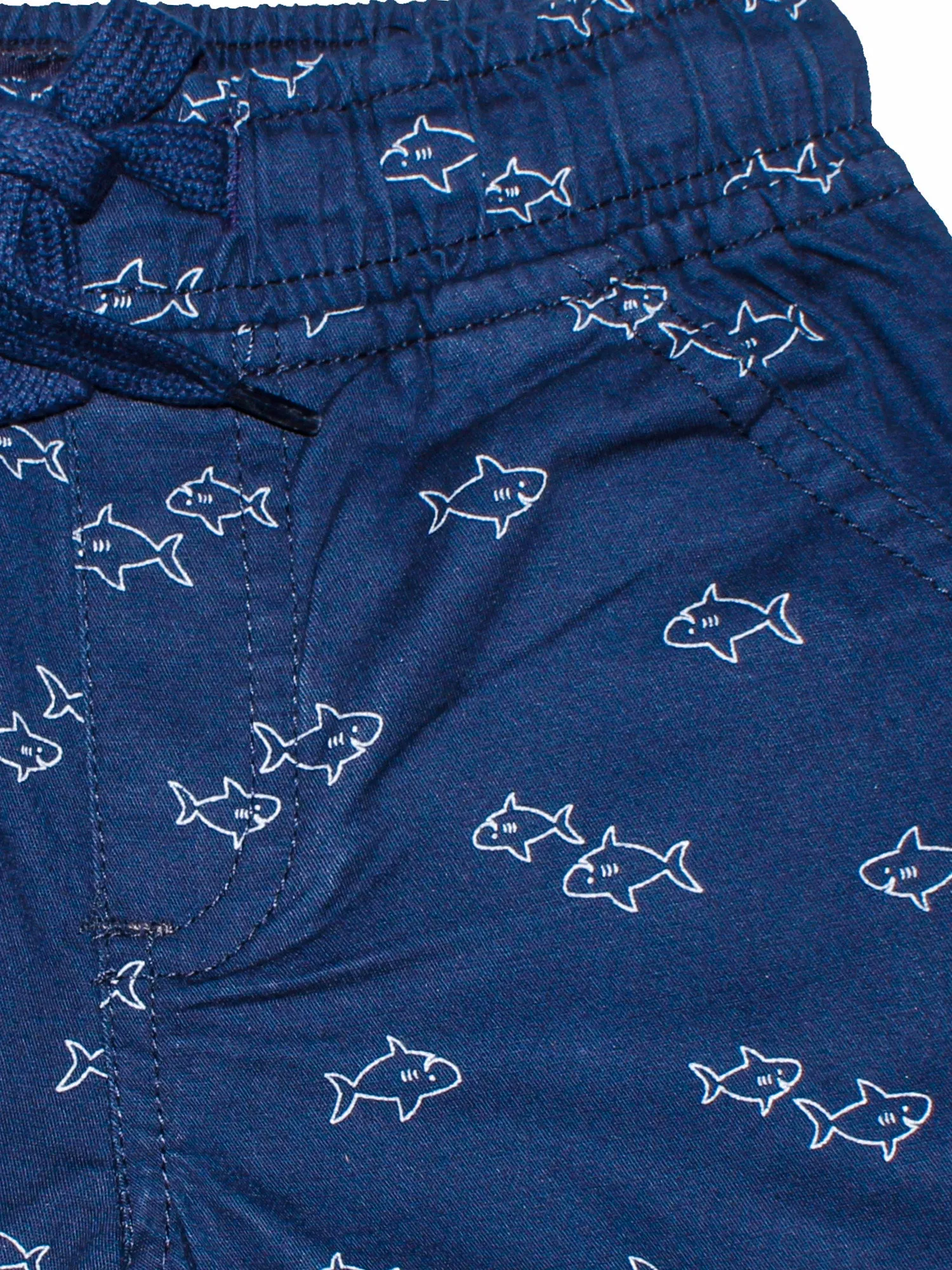 Boys Pull On Shorts with Roll up hem