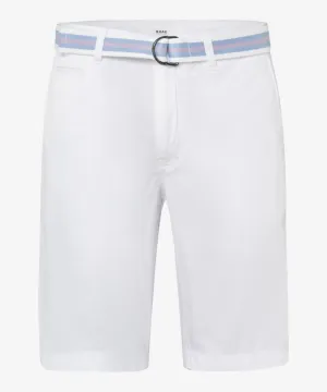 Brax Bari Plain Short - White