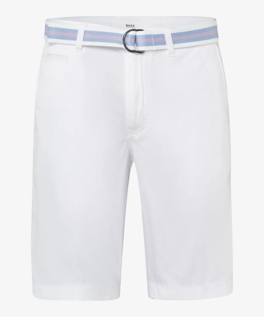 Brax Bari Plain Short - White