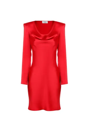 Brigette Drape Front Dress