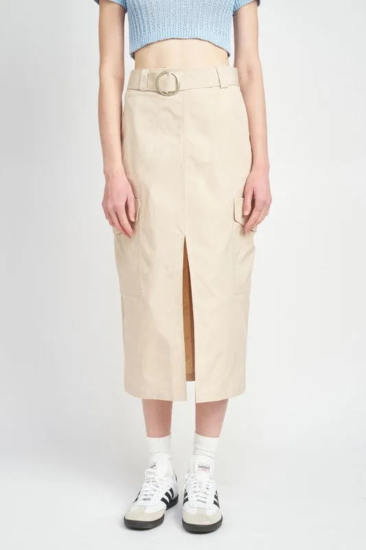 Carter Cargo Midi Skirt