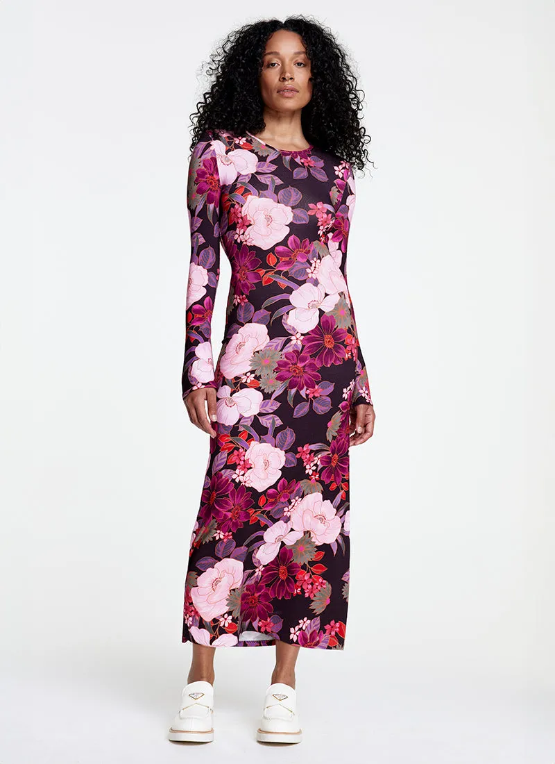Crewneck Midi Dress