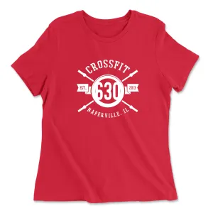 CrossFit 630 Barbell Womens - Relaxed Jersey T-Shirt
