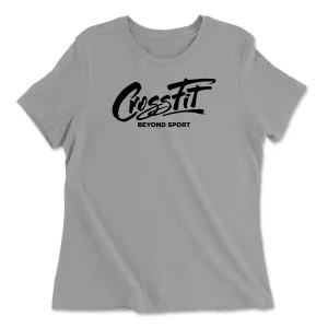 CrossFit Beyond Sport Cursive Womens - Relaxed Jersey T-Shirt