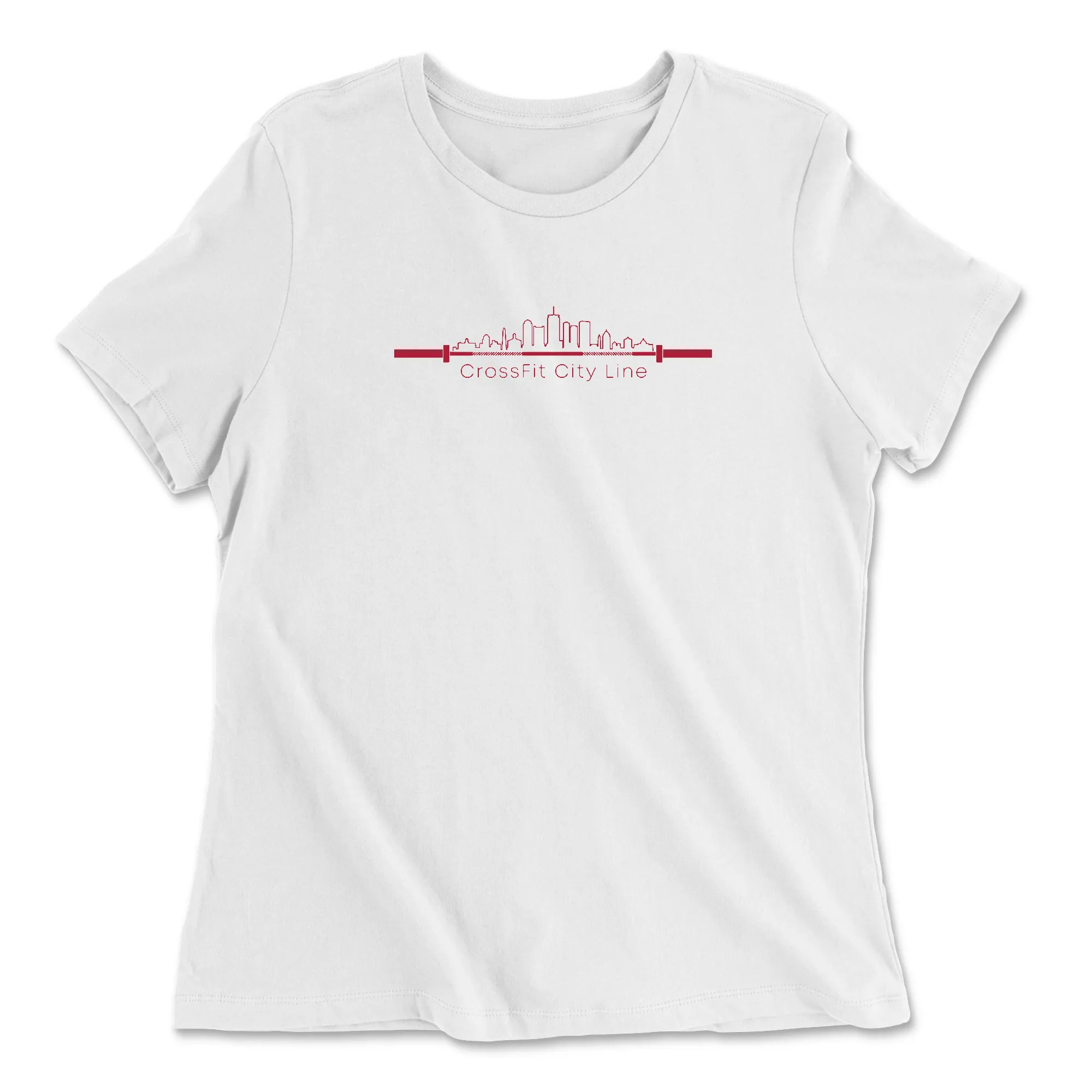CrossFit City Line Barbell Womens - Relaxed Jersey T-Shirt