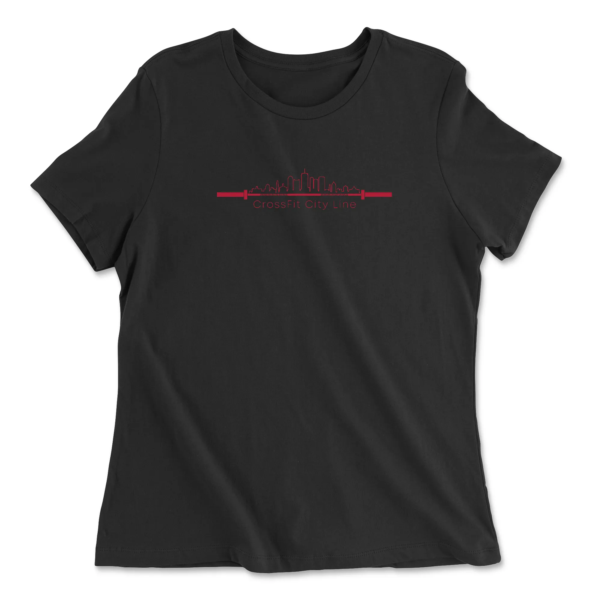 CrossFit City Line Barbell Womens - Relaxed Jersey T-Shirt