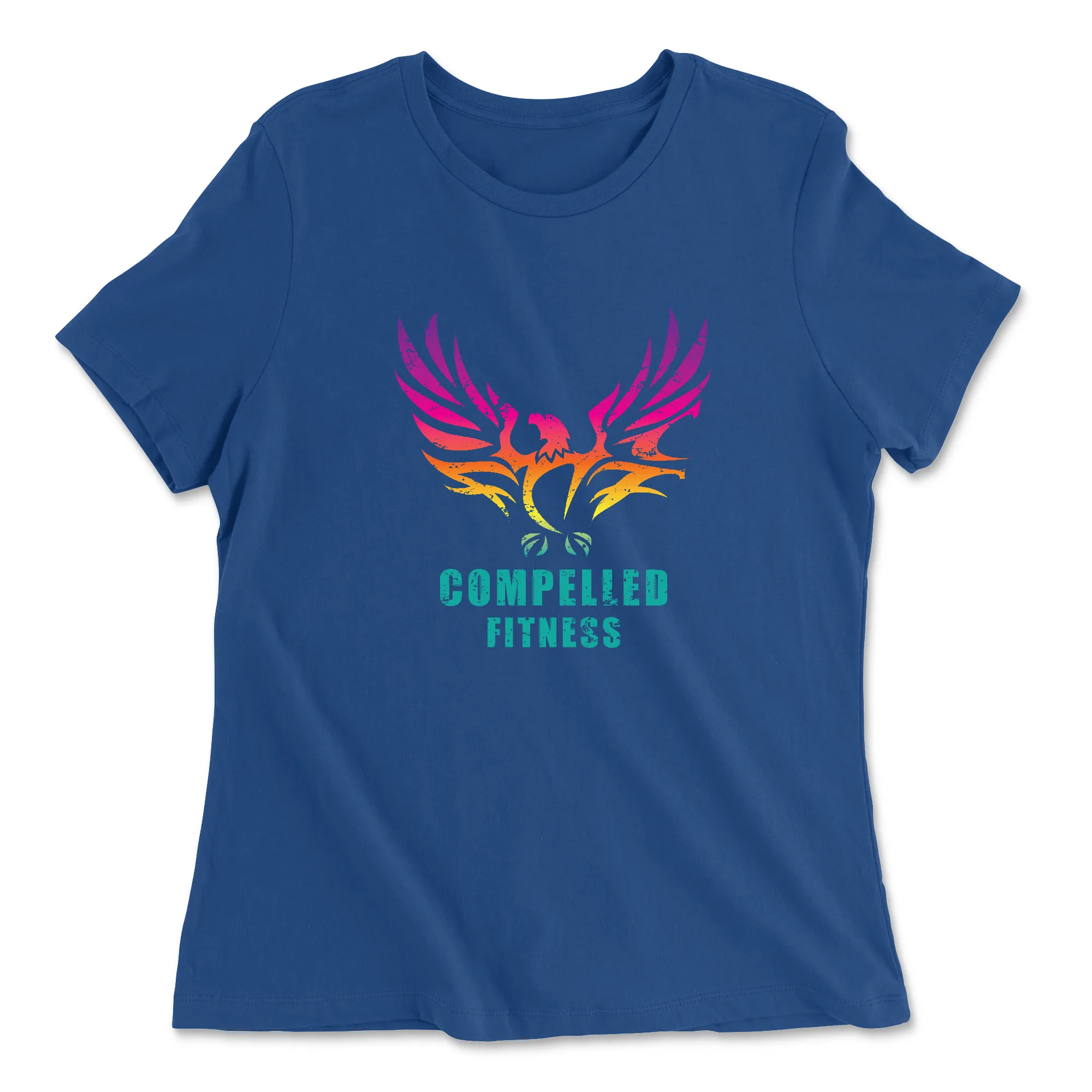 CrossFit Compelled Sunset Phoenix Womens - Relaxed Jersey T-Shirt