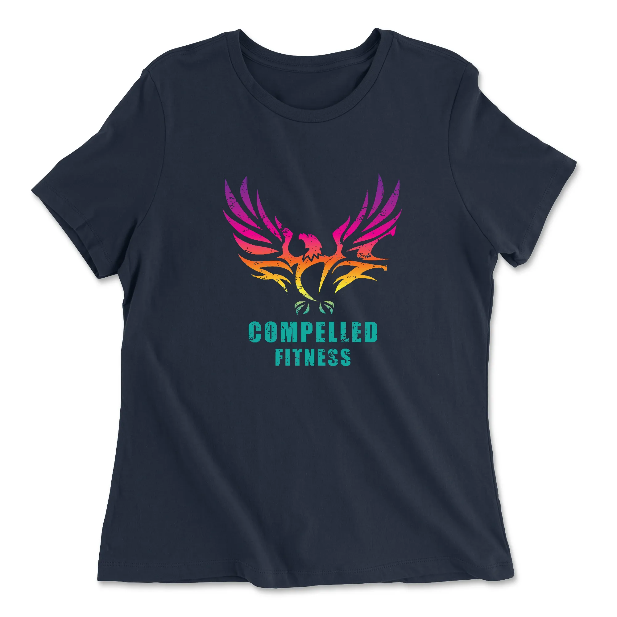 CrossFit Compelled Sunset Phoenix Womens - Relaxed Jersey T-Shirt