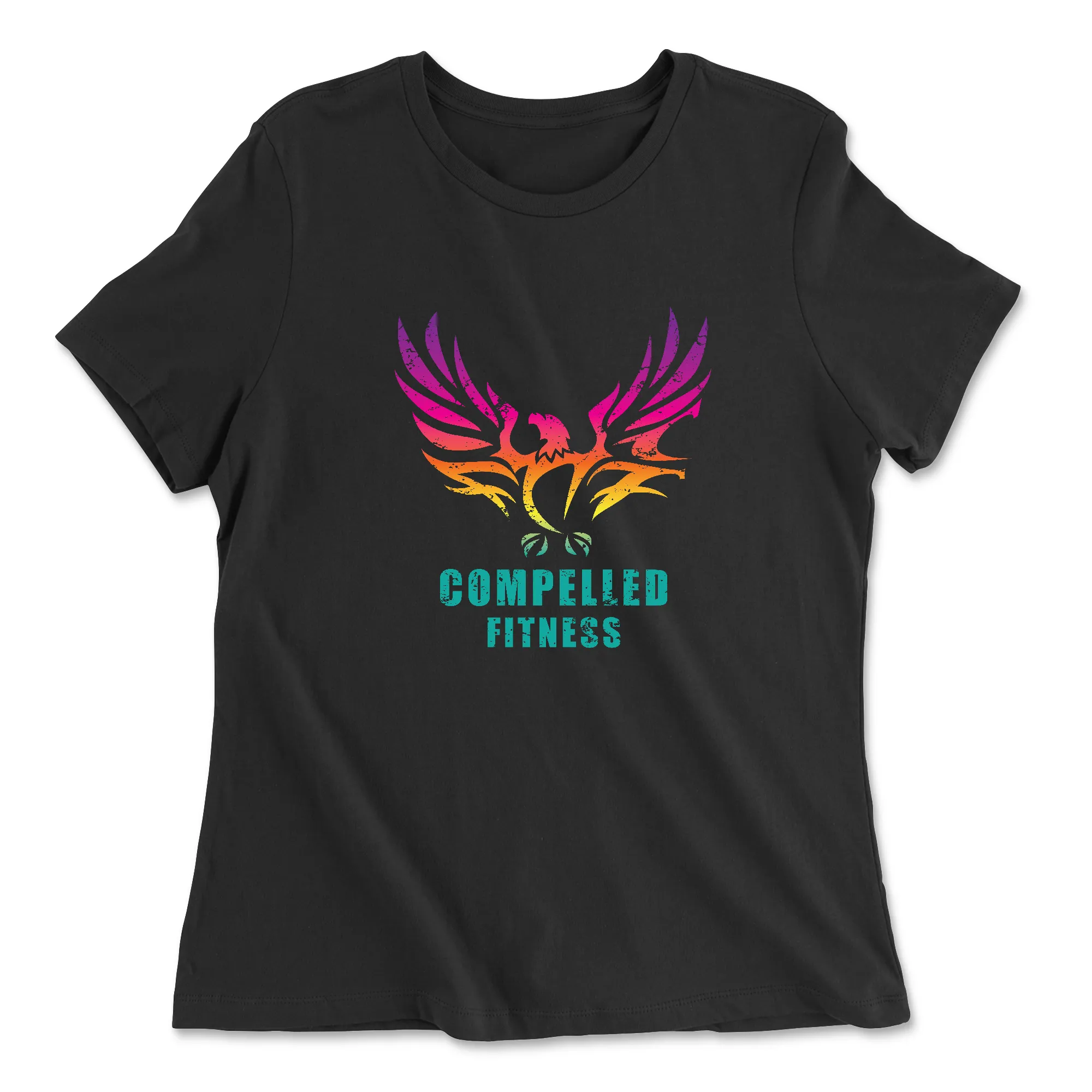 CrossFit Compelled Sunset Phoenix Womens - Relaxed Jersey T-Shirt