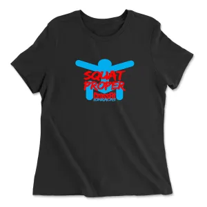 CrossFit Ionracas Squat Proper Womens - Relaxed Jersey T-Shirt