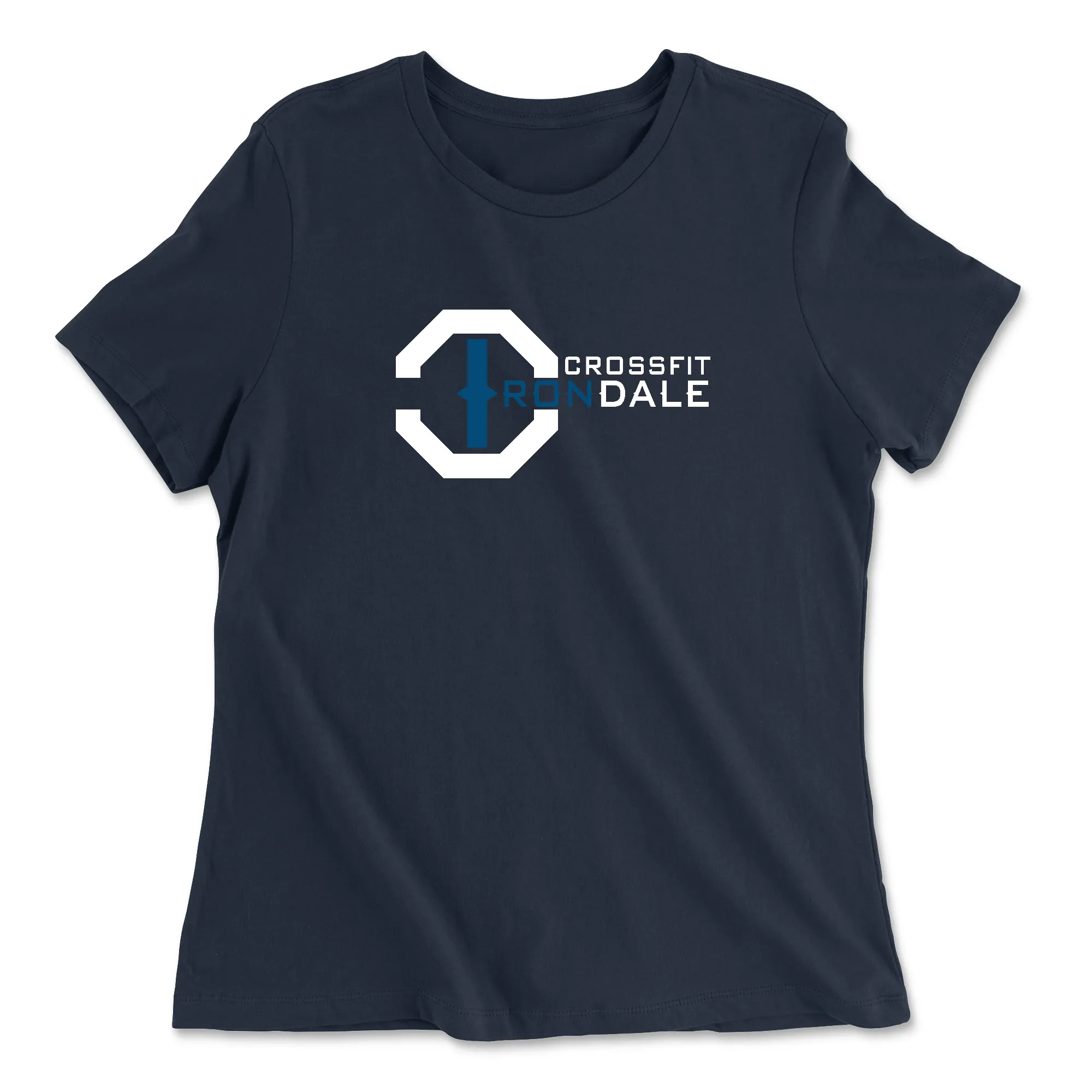 CrossFit Irondale White Womens - Relaxed Jersey T-Shirt