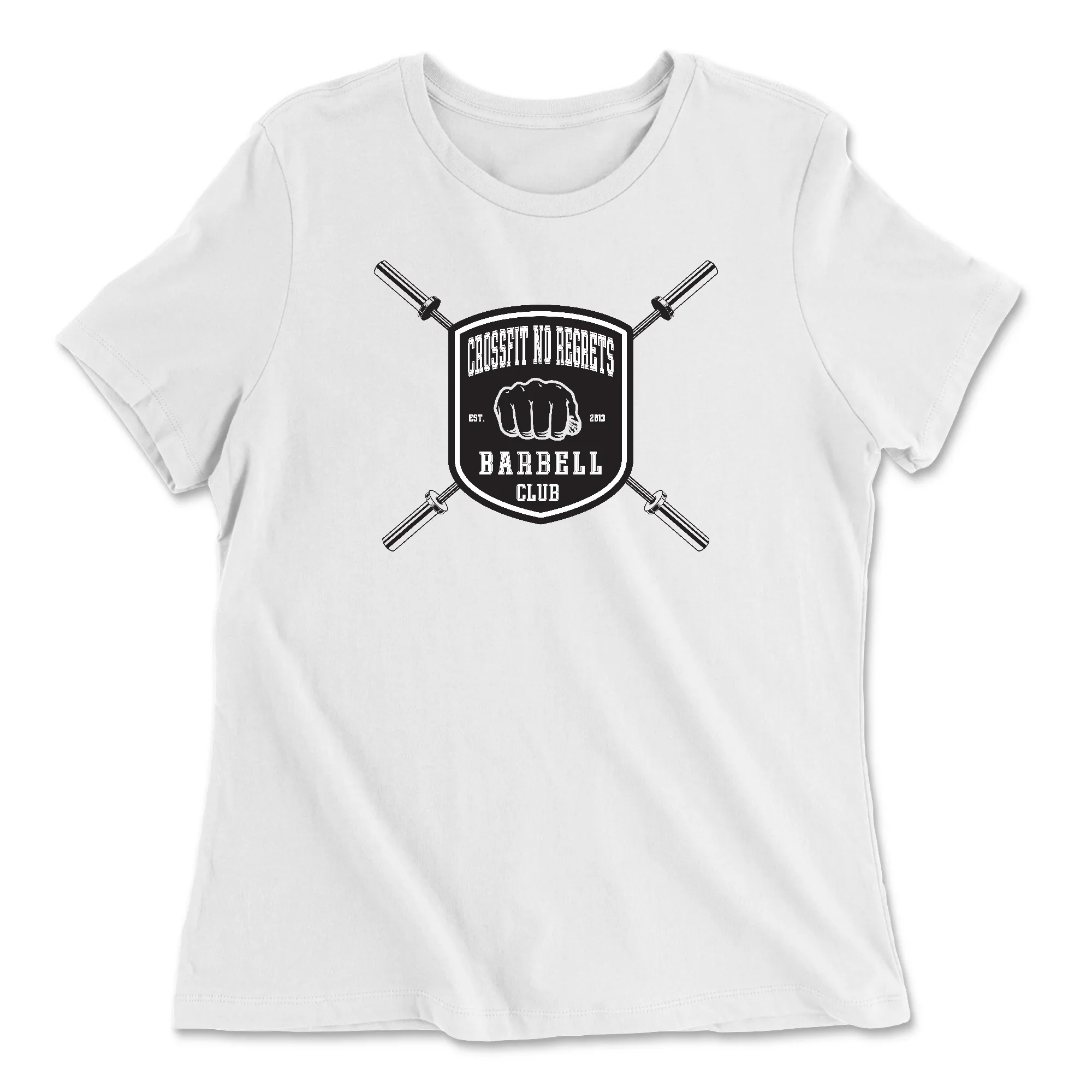 CrossFit No Regrets Barbell Club Womens - Relaxed Jersey T-Shirt