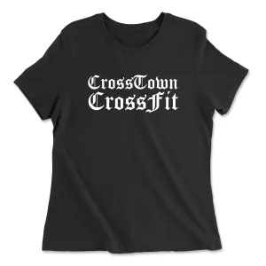 Crosstown CrossFit Old English Womens - Relaxed Jersey T-Shirt