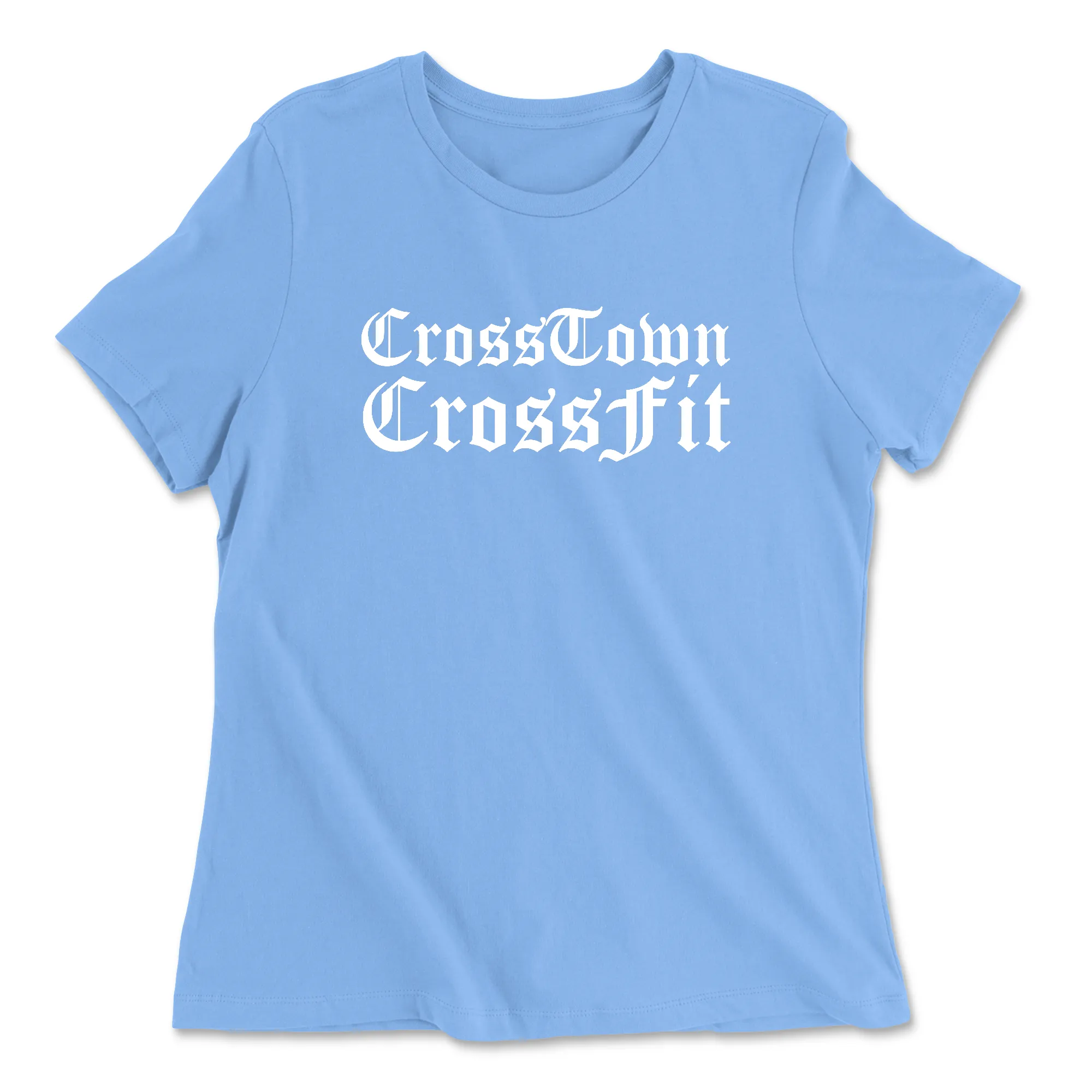 Crosstown CrossFit Old English Womens - Relaxed Jersey T-Shirt