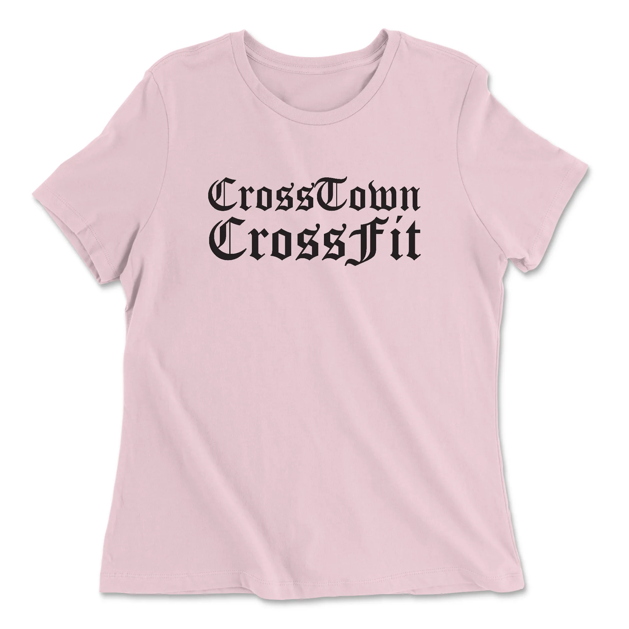 Crosstown CrossFit Old English Womens - Relaxed Jersey T-Shirt