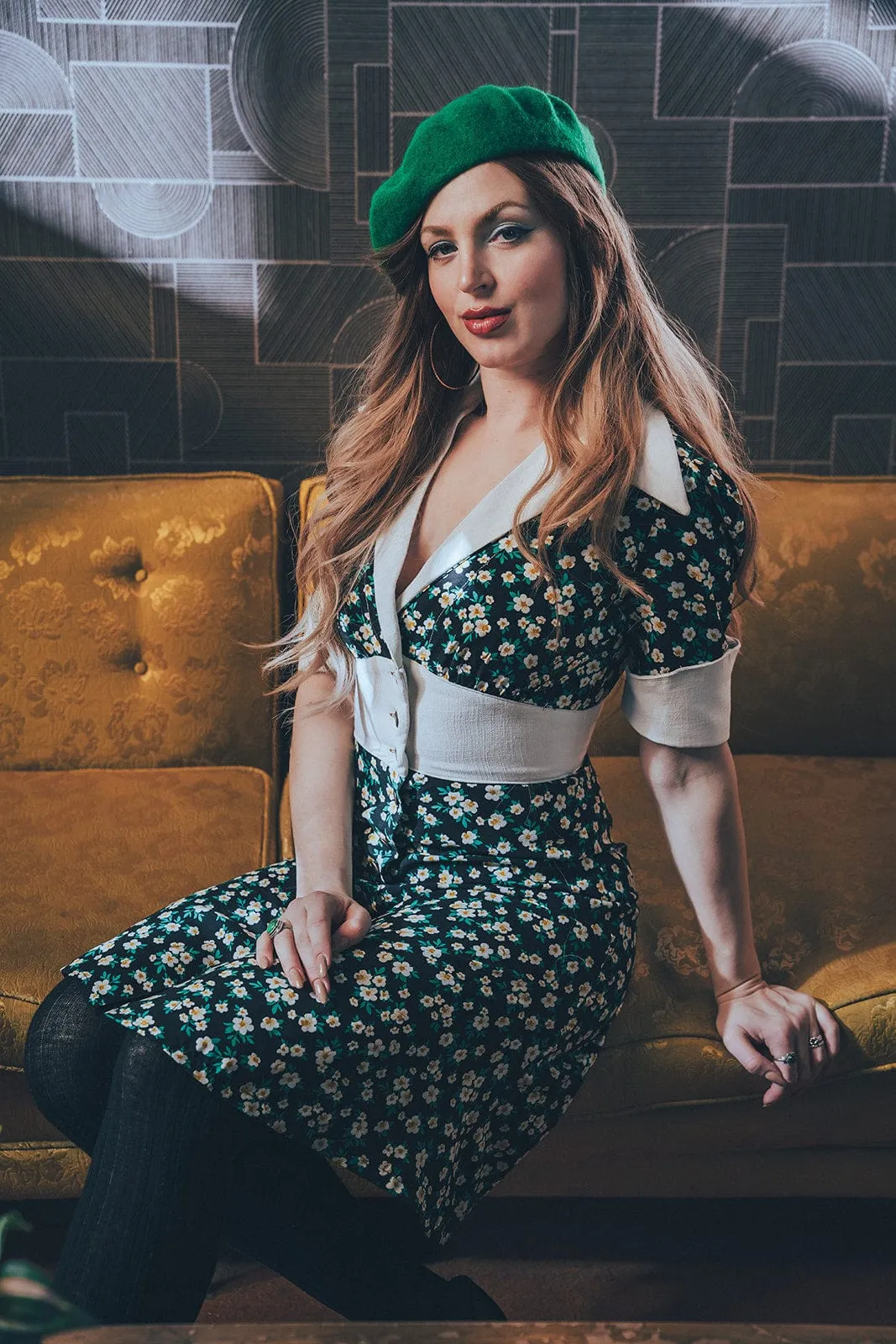 Daisy Dress - 1970's Bohemian Elegance