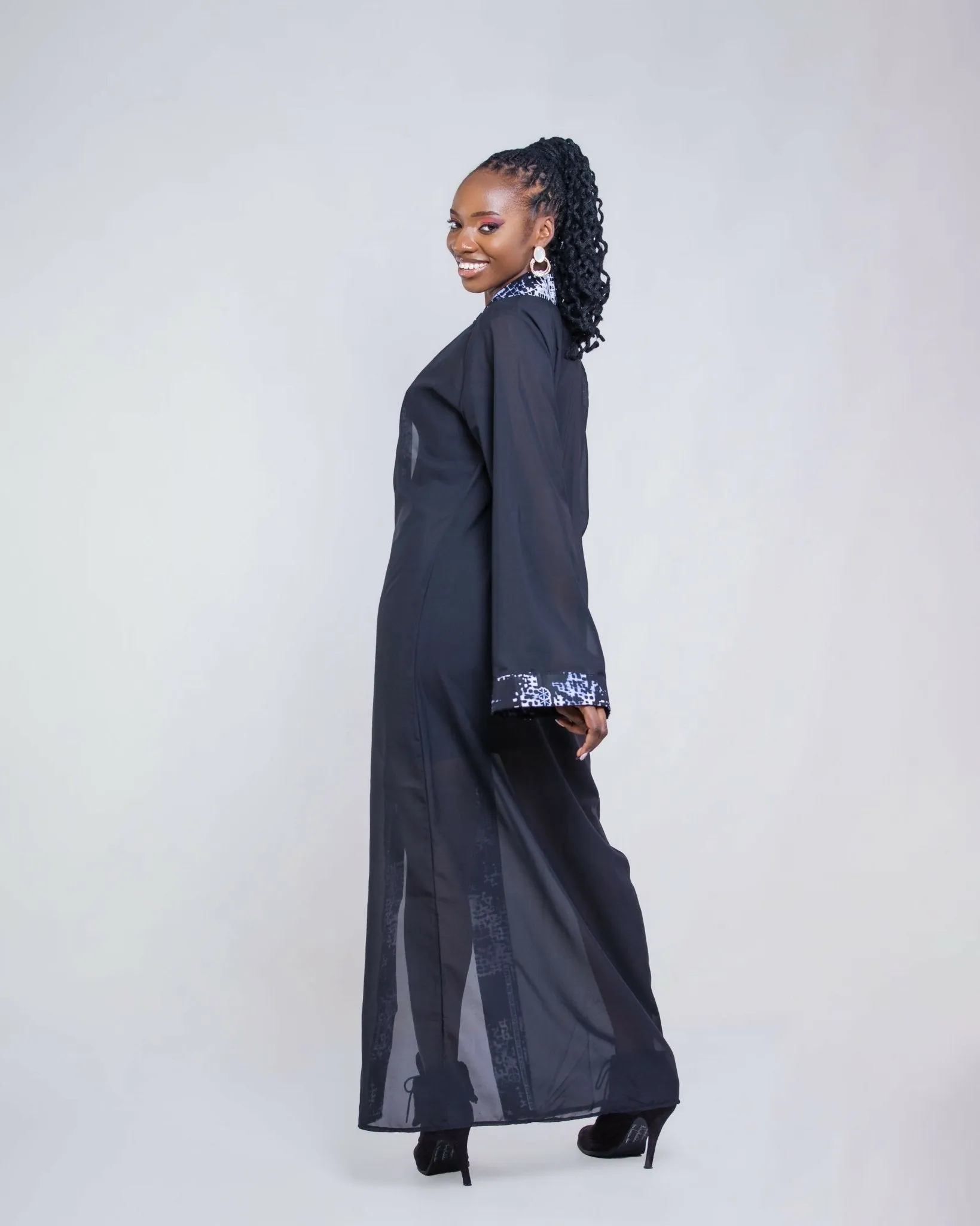 Da'Joy Fashions Rigel Kimono - Black