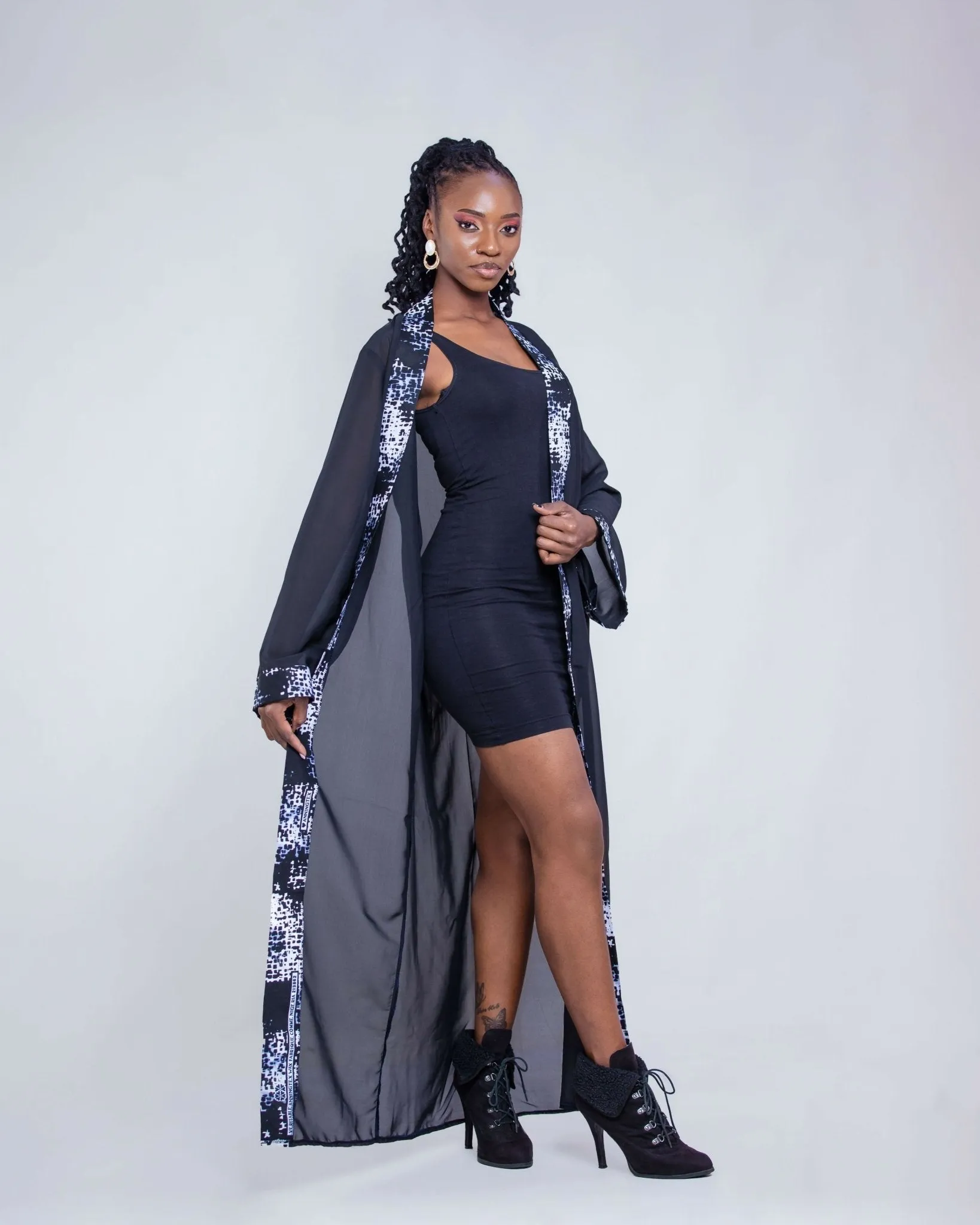 Da'Joy Fashions Rigel Kimono - Black