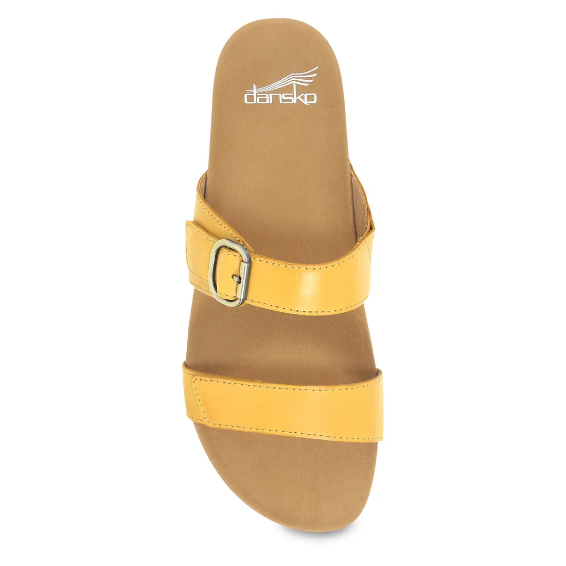 Dansko Women's Justine in Yellow Calf Sandal