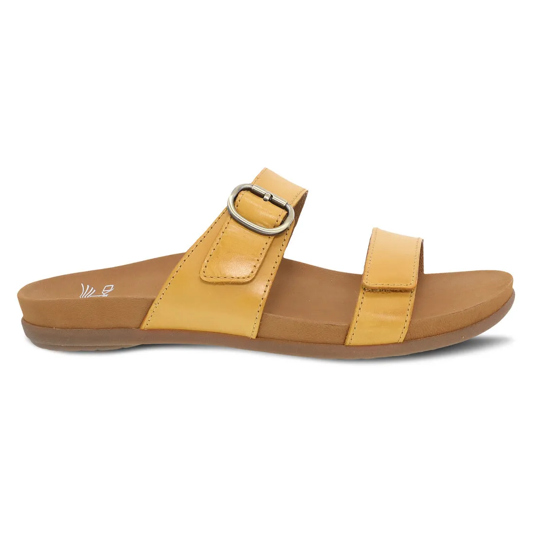 Dansko Women's Justine in Yellow Calf Sandal