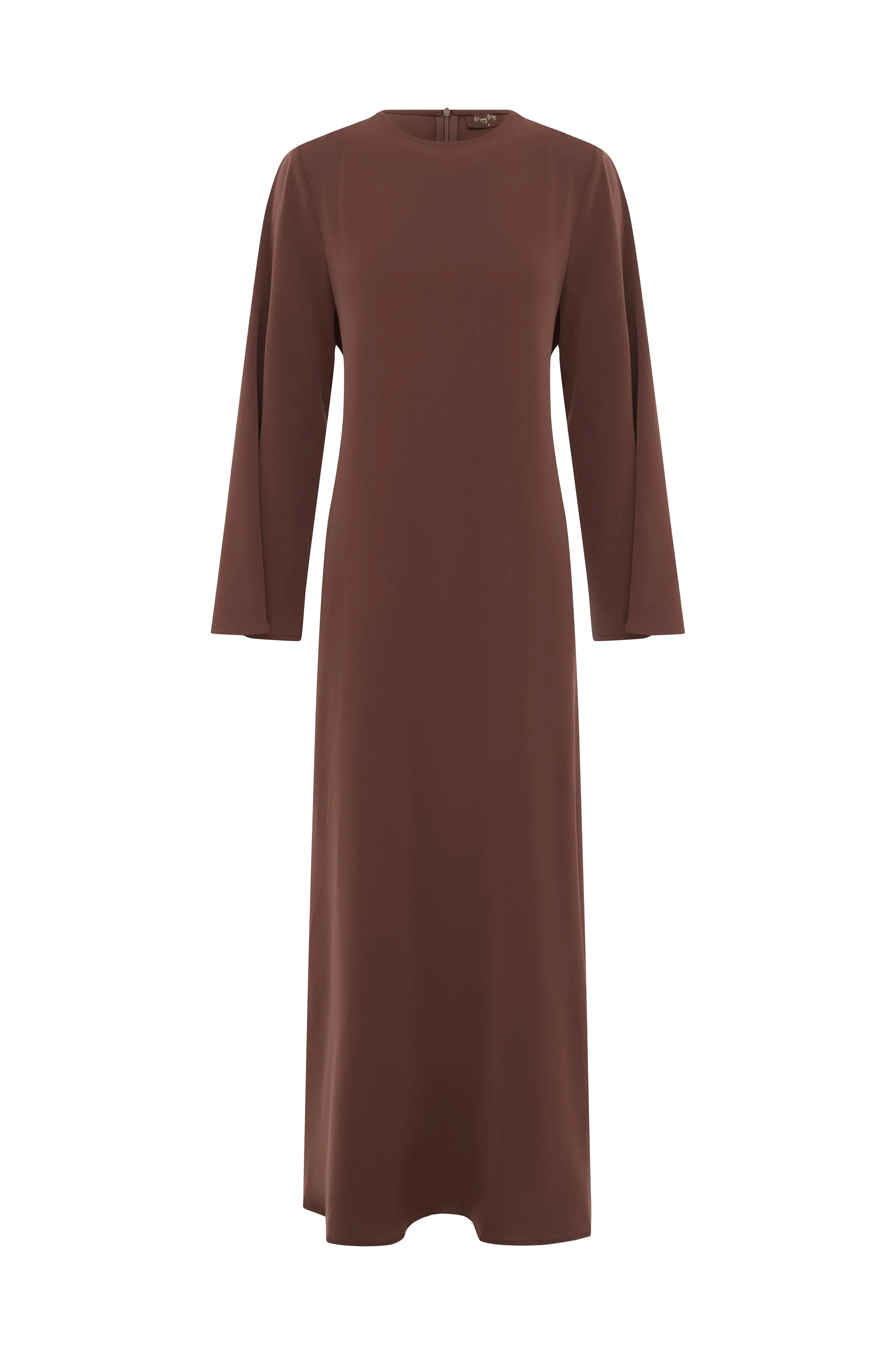 Dhalia Oud brown corset dress