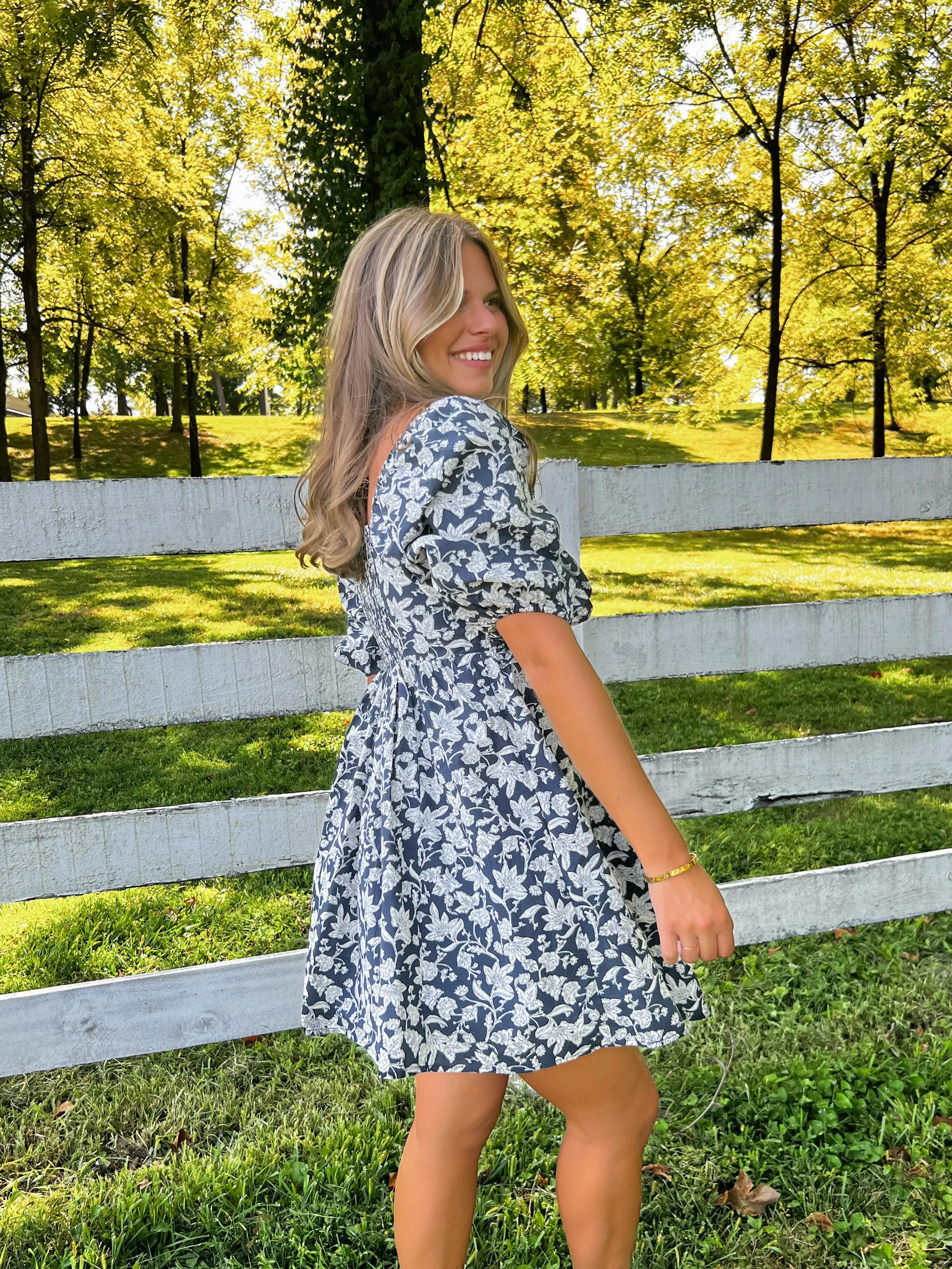 Effortless Selection Floral Short Dress